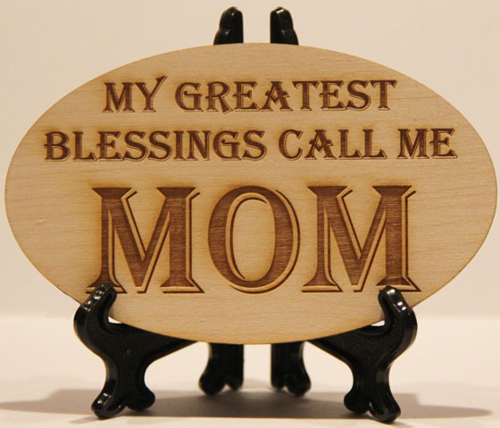 Mom's Greatest Blessings Plaque